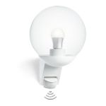 Steinel Wall Light Outdoor L 585 White | E27 Max 60W - Motion and Light Sensor 
