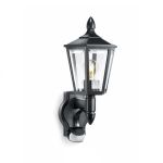 Steinel Wall Light Outdoor L 15 S Black | E27 Max 60W - Motion and Light Sensor 