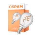 Osram Vintage 1906 LED Classic Slim E14 Pear Filament Clear 4.6W 470lm - 927 Extra Warm White | Best Colour Rendering - Dimmable - Replaces 40W