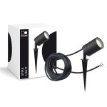 D'Lite Spike Light Fuse Power Cable Black | IP65 - Suitable for 1x GU10 | incl. cable 2 Meter