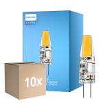 Multipack 10x Philips LED Capsule CorePro G4 Clear 1.7W 200lm - 827 Extra Warm White | Replaces 20W