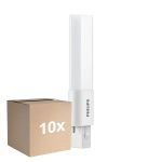Multipack 10x Philips CorePro PL-S LED 3.5W - 830 Warm White | 2-Pin - Replaces 7W