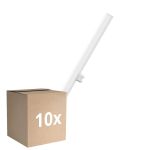 Multipack 10x Osram LEDinestra HD Lighting S14d 4.7W 470lm - 927 Extra Warm White | Best Colour Rendering - Dimmable - Replaces 40W