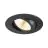 SLV New Tria 68 Spot Aluminium Black Round 8.3W 750lm 38D - 930 Warm White | Cutout 68mm -  Best Colour Rendering - Dimmable 