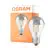 Osram Classic LED E27 Pear Filament Mirror Silver 4W 400lm - 827 Extra Warm White | Replaces 35W