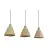 Ledvance LED Pendant Decor Rattan Linear Brown | Suitable for 3x E27