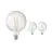 Multipack 3x Calex Smart Tuya Wifi E27 Globe Filament 7.5W 1055lm - 818-830 Tunable White | Dimmable - Replaces 75W 