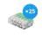 Multipack 25x Lever Wire Connector | Universal | 5 Wires | 0.2-4.0MM