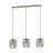 Eglo Pendant Romazzina Steel Sanded | IP20 - Suitable for 3x E27 