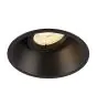 SLV Horn-T Spot Aluminium Black Round | Cutout 97mm - Suitable for 1x GU10 