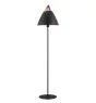 DFTP by Nordlux Strap Floor Lamp Metal and Leather Black | Suitable for E27