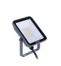 Philips LED Floodlight Ledinaire BVP164 Grey 20W 2200lm 110D - 830 Warm White | IP65 Symmetrical