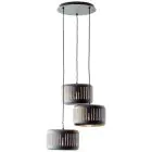 Brilliant Tyas Pendant Metal Black Gold | 520mm - Suitable for 3x E27