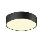 SLV Medo Pro 30 Wall and Ceiling Light Aluminium Black Round 10W 1350lm - 930-940 CCT | IP50 - Best Colour Rendering - Dimmable 