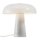 DFTP by Nordlux Table Lamp Glossy Marble and Glass White | 320mm - Suitable for 1x E27