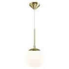 Nordlux Grant Pendant Glass Gold | Suitable for E14