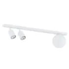 Emibig Ceiling Light Baster Steel White | Suitable for 2x GU10 - Max 8W, 1x E14 - Max 10W