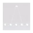 Emibig Pendant Sinus Steel White | Suitable for 5x G9 - Max 8W