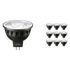 Multipack 10x Philips Master LED Spot GU5.3 MR16 6.7W 430lm 10D - 930 Warm White | Best Colour Rendering - Dimmable - Replaces 35W