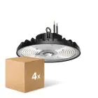 Multipack 4x Noxion LED Highbay Ecowhite V2.0 200W 32000lm 120D - 840 Cool White | IP65 - 1-10V Dimmable