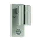 Eglo Wall Light Riga 5 Stainless Steel 2W 250lm - 830 Warm White | IP44 - Motion Sensor