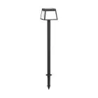 Eglo Spike Light Altilia Solar Black 7W 790lm - 830 Warm White | IP65 - Motion Sensor