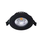 Noxion LED Adjustable Slim Spot Black Round 5W 550lm 60D - 940 Cool White | 85mm - IP54 - Dimmable - Best Colour Rendering